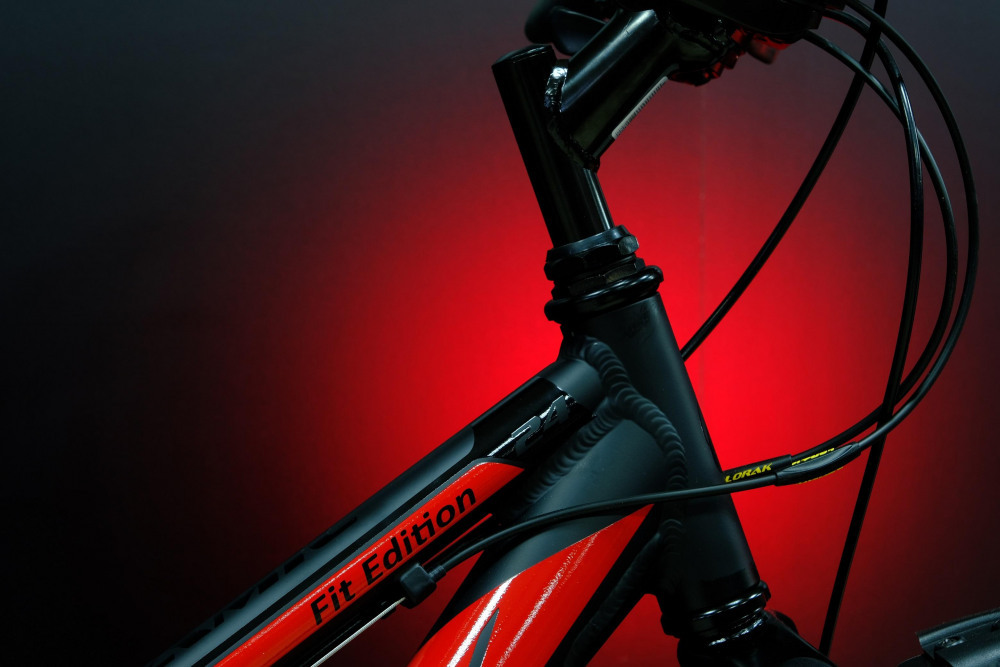 Lorak Dynamic 24 18sp Матовый Чёрный/Красный