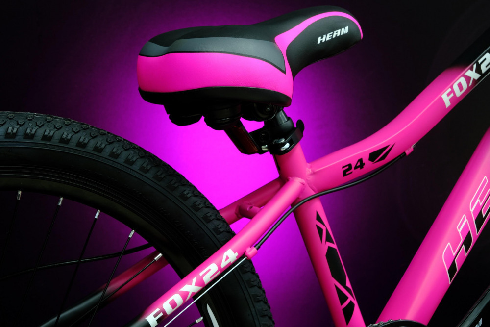 Heam FOX 24 Girl Матовый Чёрный/Розовый