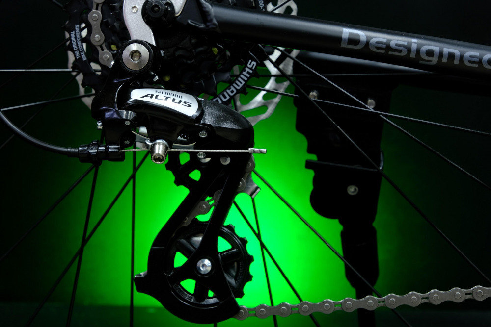 Lorak 2.0 Матовый Чёрный/Зелёный рама 21 (на рост 183-190) (27.5)