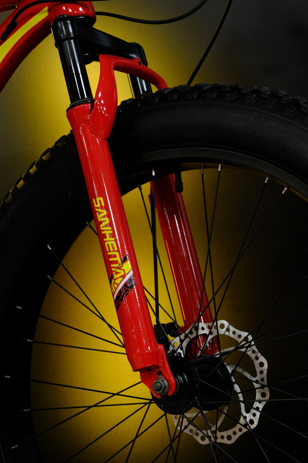 SANHEMA FAT 26 Красный/Жёлтый