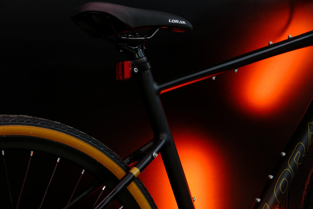 LORAK Grav 101 550mm Матовый Чёрный/Коричневый