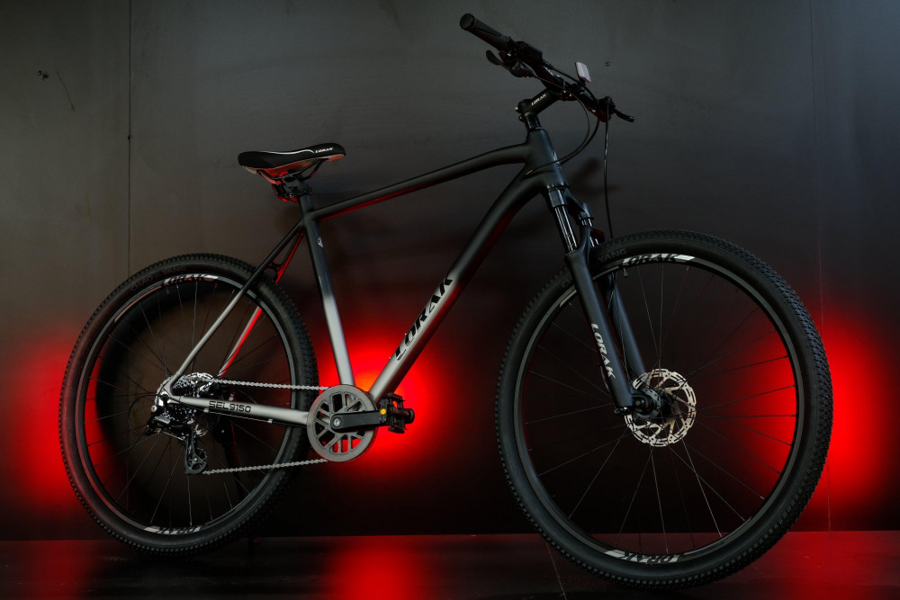 LORAK Sel 9150 8 sp Матовый Чёрный/Серый 19р (на рост 171-182)